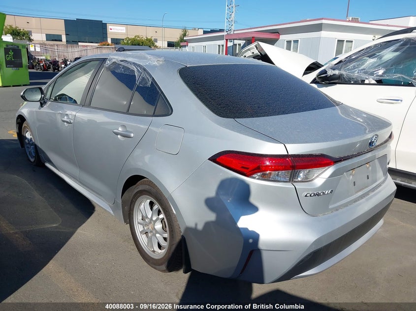 Vin: jtdbbmbe6n3501886, lot: 30106875, toyota corolla 20223