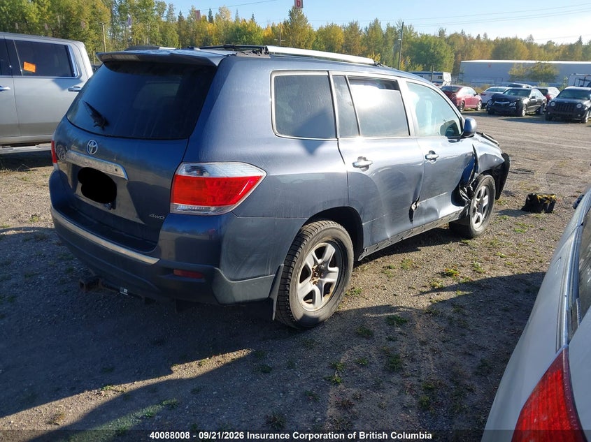Vin: 5tddk3eh7ds231329, lot: 30106880, toyota highlander limited 20134