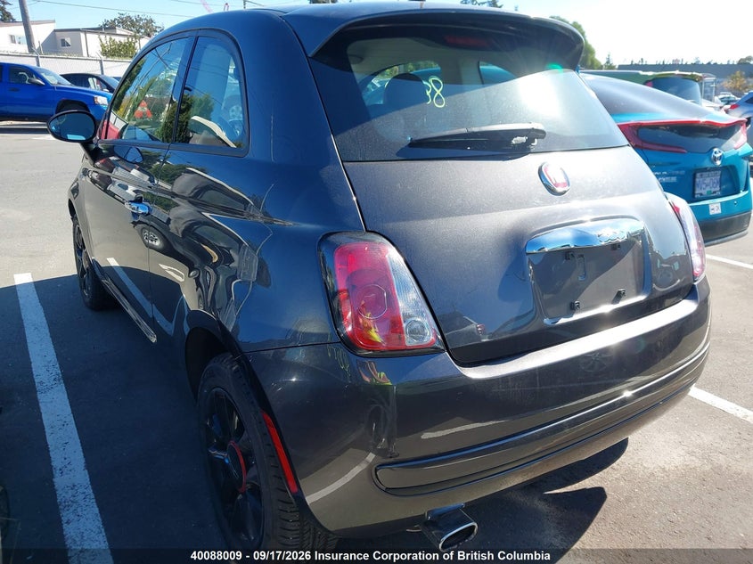 Vin: 3c3cffar7gt209829, lot: 30106881, fiat 500 20163