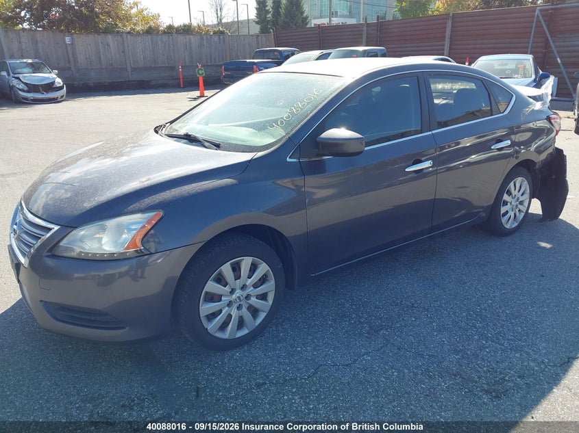 Vin: 3n1ab7ap5el650264, lot: 30106889, nissan sentra s/sv/sr/sl 20142
