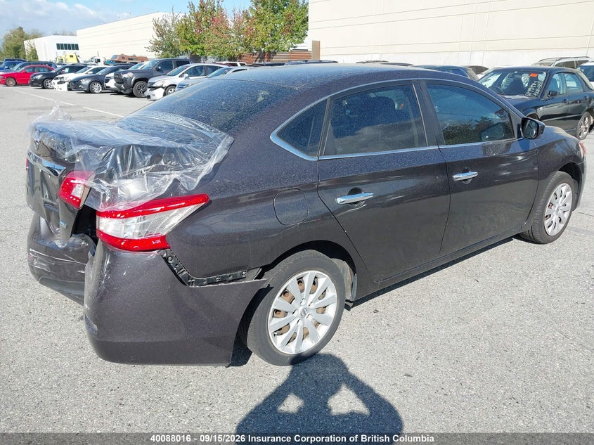 Vin: 3n1ab7ap5el650264, lot: 30106889, nissan sentra s/sv/sr/sl 20144