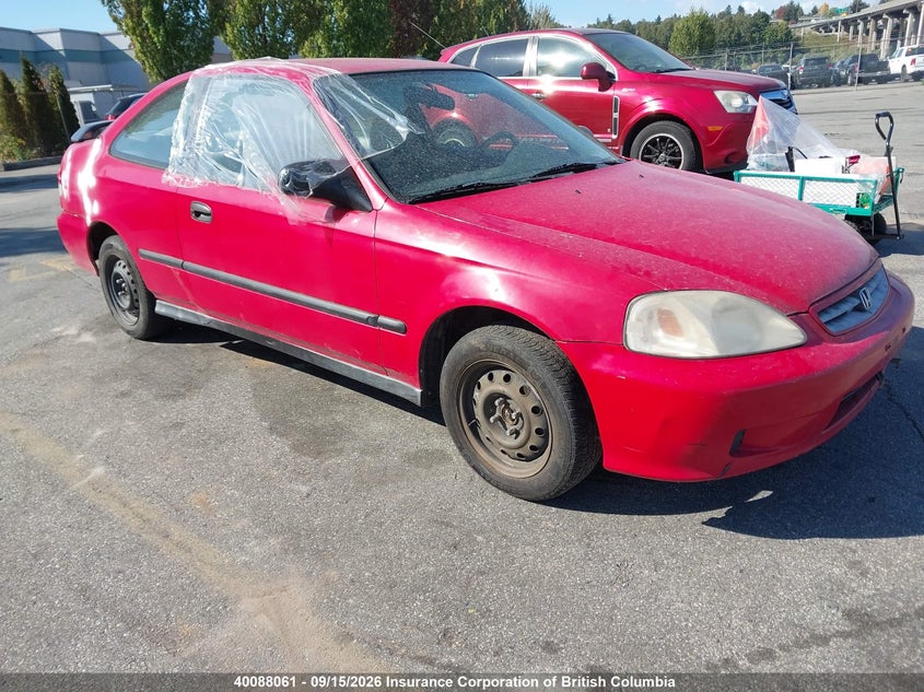 2000 Honda Civic, Biohazard, IAAI, VIN 1HGEJ6170YL805445