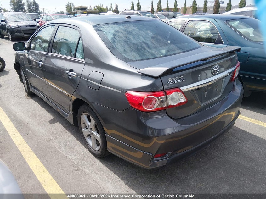 Vin: 2t1bu4ee4dc026296, lot: 30106976, toyota corolla s/le 20133