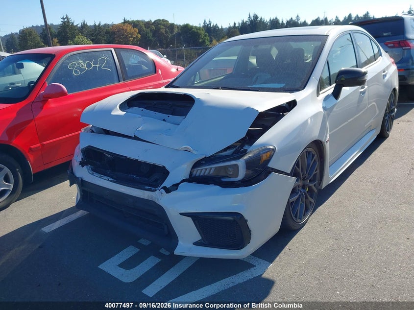 Vin: jf1va2t63j9811180, lot: 30107070, subaru wrx sti limited 20182