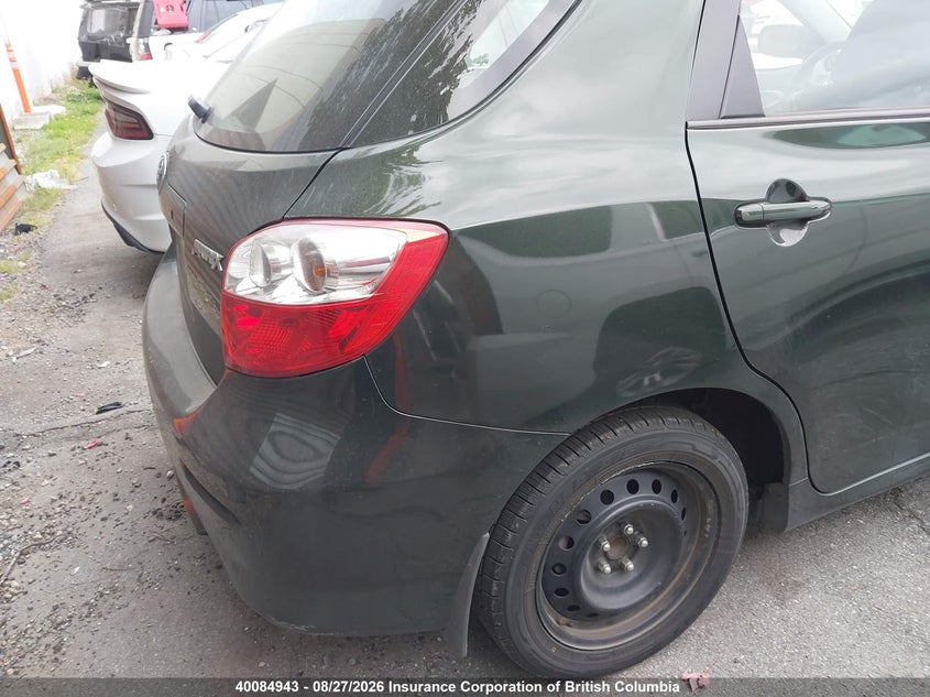 Vin: 2t1ku4ee4dc930522, lot: 30107091, toyota corolla matrix 20134