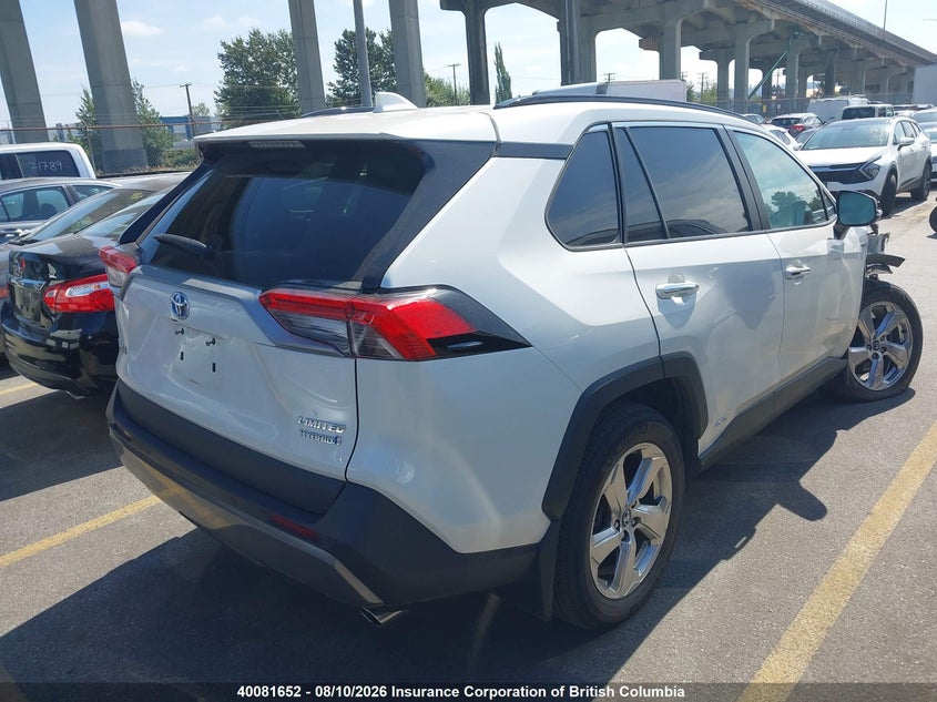 Vin: 2t3dwrfvxlw084352, lot: 30107092, toyota rav4 limited 20204
