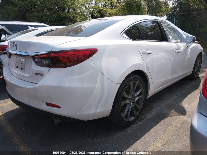 Vin: jm1gl1w56h1155446, lot: 30107148, mazda 6 grand touring 20174
