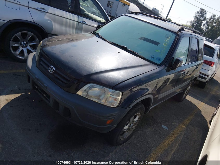 1999 Honda Cr-V Ex, Повреждение салона, IAAI, VIN JHLRD1851XC801601 — фото 2