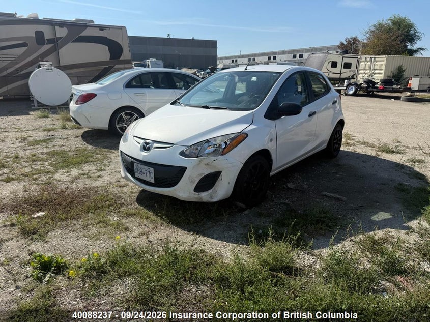 Vin: jm1de1ky3c0146442, lot: 30107168, mazda mazda2 20122