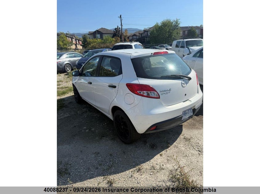 Vin: jm1de1ky3c0146442, lot: 30107168, mazda mazda2 20123