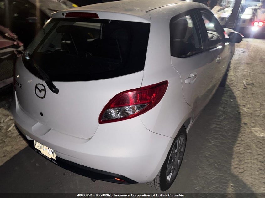 Vin: jm1de1hy1b0108858, lot: 30107192, mazda mazda2 20114