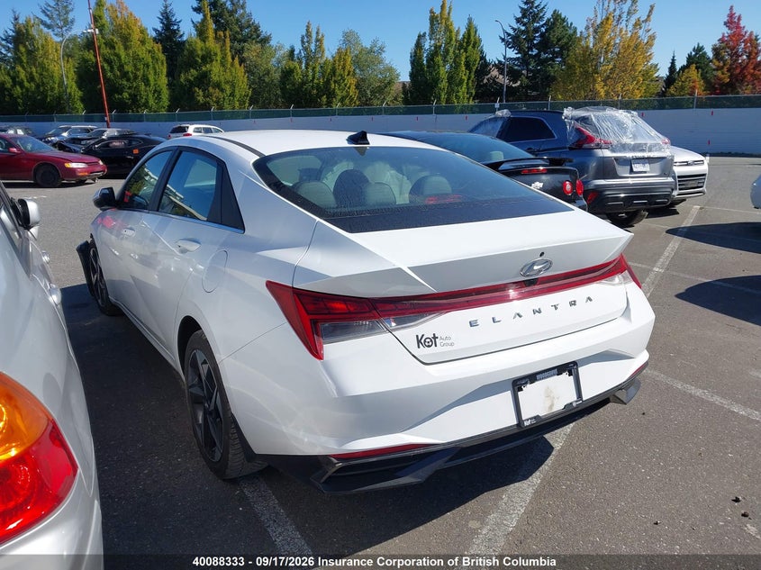 Vin: kmhln4agxmu066874, lot: 30107289, hyundai elantra sel 20213