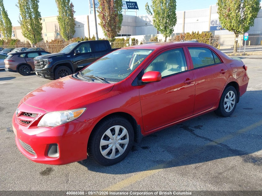 Vin: 2t1bu4eexbc681821, lot: 30107353, toyota corolla s/le 20112