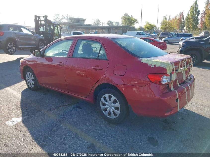 Vin: 2t1bu4eexbc681821, lot: 30107353, toyota corolla s/le 20113