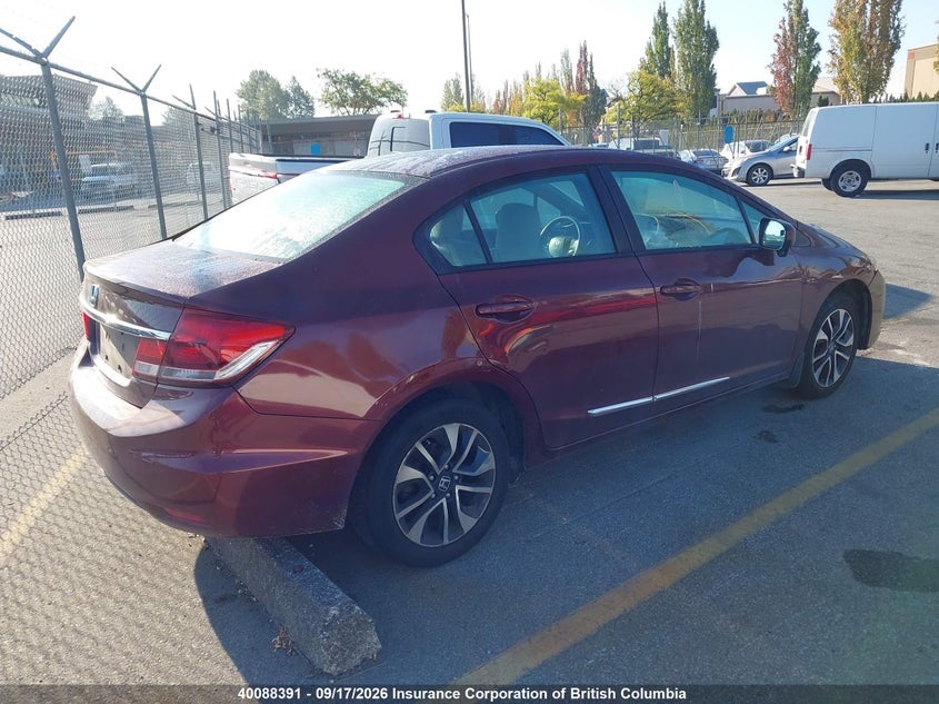 Vin: 2hgfb2f59eh035580, lot: 30107356, honda civic 20144