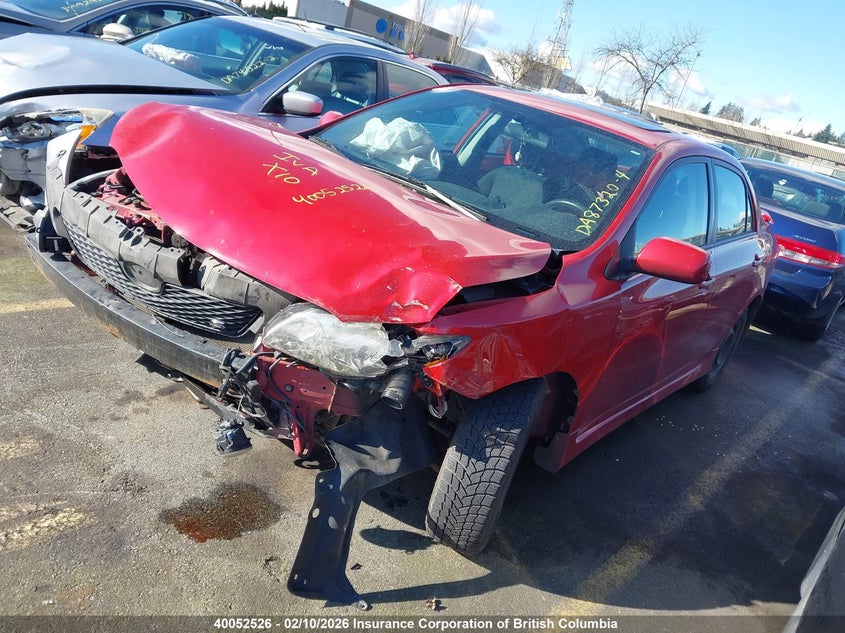 Vin: 2t1bu4ee5ac310452, lot: 30107495, toyota corolla s/le/xle 20102
