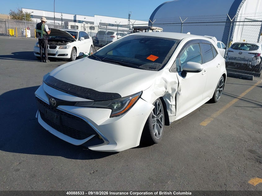 Vin: jtnk4rbe9k3028905, lot: 30107534, toyota corolla se/xse 20192