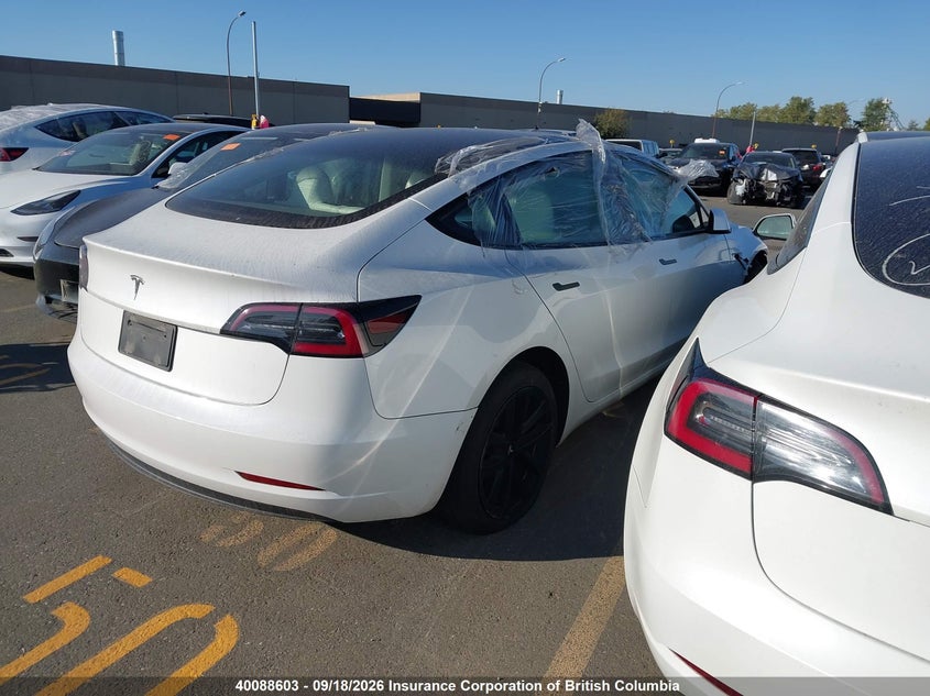 Vin: 5yj3e1ea6pf559151, lot: 30107616, tesla model 3 rwd 20234