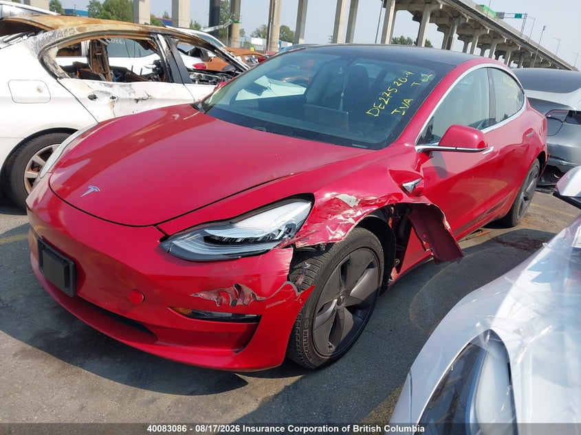 2019 Tesla Model 3 Long Range/Mid Range/Standard Range/Standard Range Plus, Левый перёд, IAAI, VIN KMHCT4AE1EU776669 — фото 2