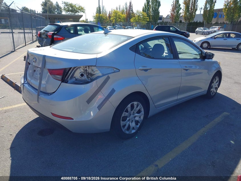 Vin: 5npdh4ae1eh490437, lot: 30107741, hyundai elantra se/sport/limited 20144
