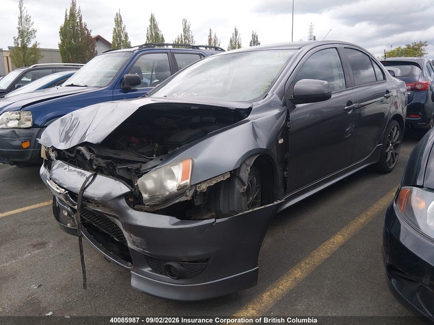 2009 Mitsubishi Lancer Gts, Front, IAAI, VIN JA3AU86WX9U614321 — photo 2