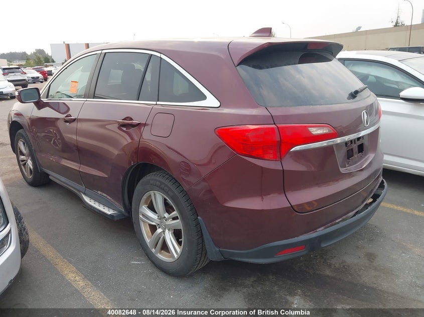 Vin: 5j8tb4h52fl806378, lot: 30107761, acura rdx technology 20153