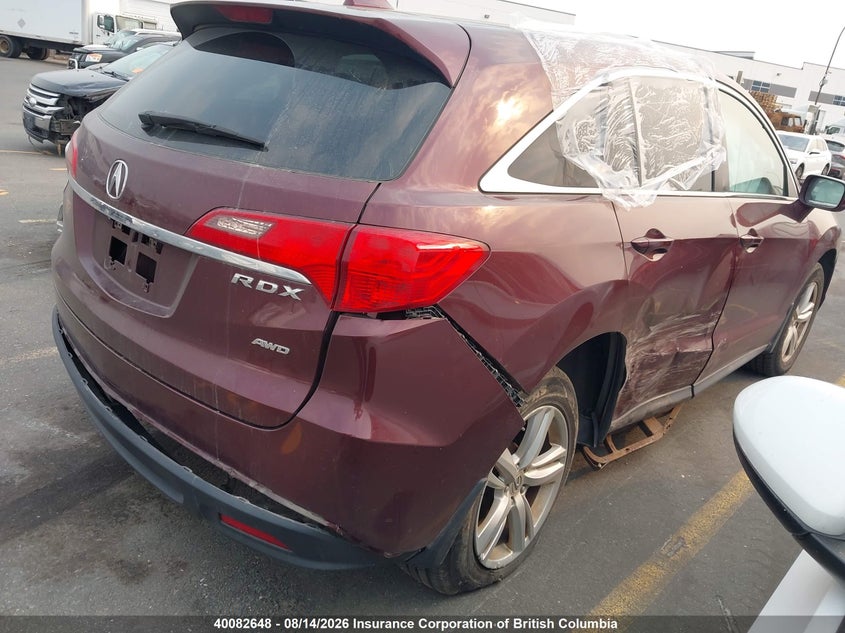 Vin: 5j8tb4h52fl806378, lot: 30107761, acura rdx technology 20154