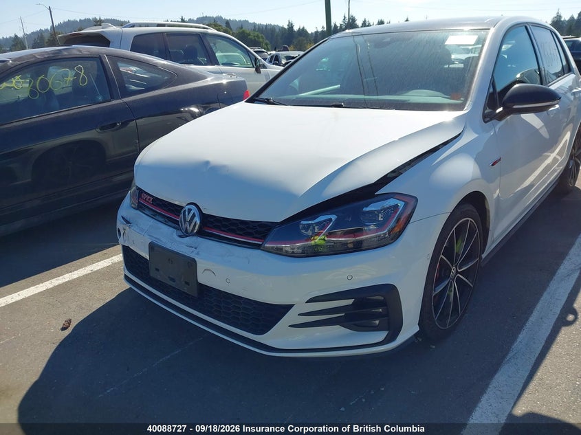 Vin: 3vw6t7au6mm016490, lot: 30107769, volkswagen gti 20212
