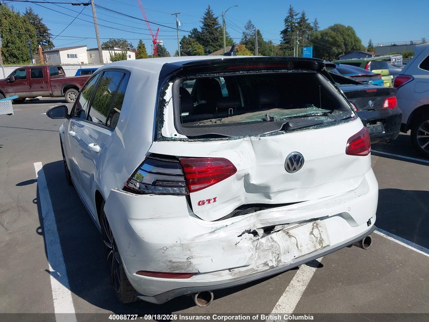 Vin: 3vw6t7au6mm016490, lot: 30107769, volkswagen gti 20213