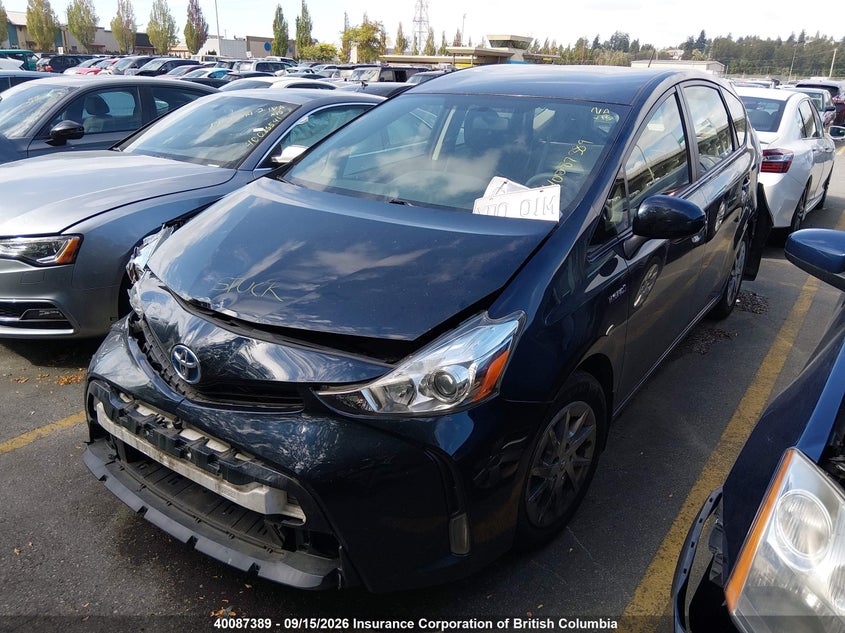 Vin: jtdzn3eu6hj069562, lot: 30107779, toyota prius v 20172