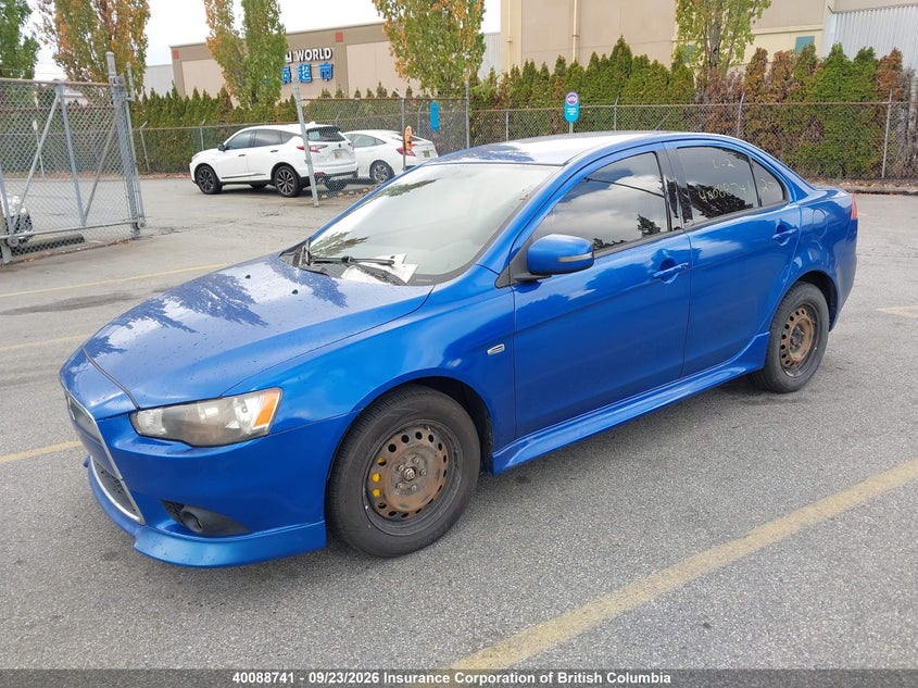 Vin: ja32u2fu9fu606223, lot: 30107788, mitsubishi lancer gt/se 20152