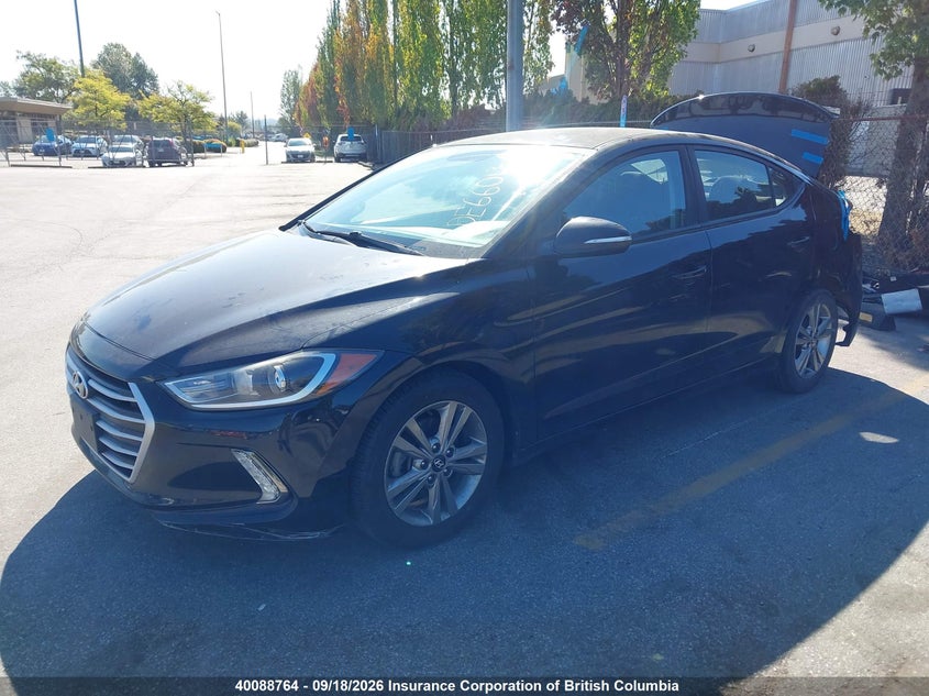 Vin: kmhd84lf3ju582537, lot: 30107814, hyundai elantra sel/value/limited 20182