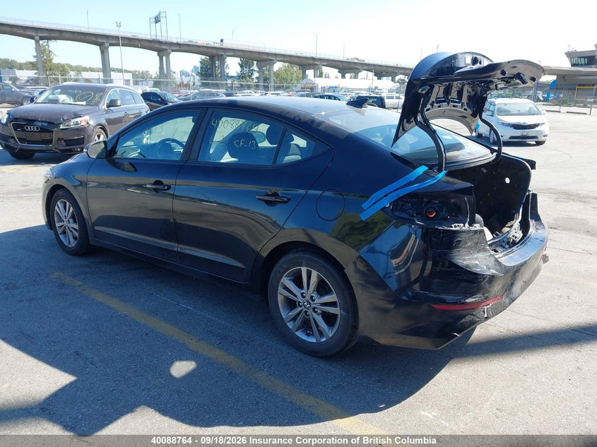 Vin: kmhd84lf3ju582537, lot: 30107814, hyundai elantra sel/value/limited 20183