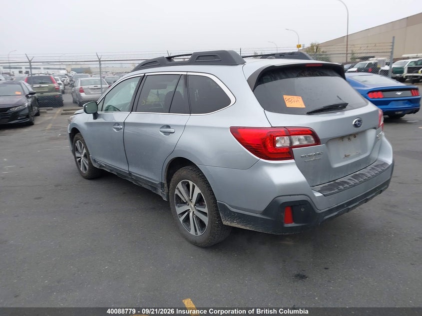 Vin: 4s4bsfnc6j3363584, lot: 30107829, subaru outback 3.6r limited 20183