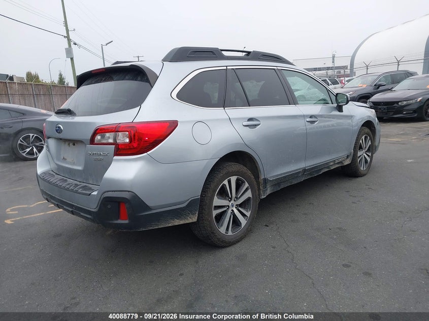 Vin: 4s4bsfnc6j3363584, lot: 30107829, subaru outback 3.6r limited 20184