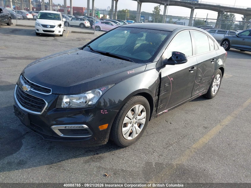 2015 Chevrolet Cruze, Лівий бік, IAAI, VIN 1G1PC5SB4F7265529 — фото 2
