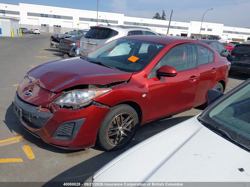 Vin: jm1bl1sfxa1307923, lot: 30107883, mazda mazda3 gs/gx 20102