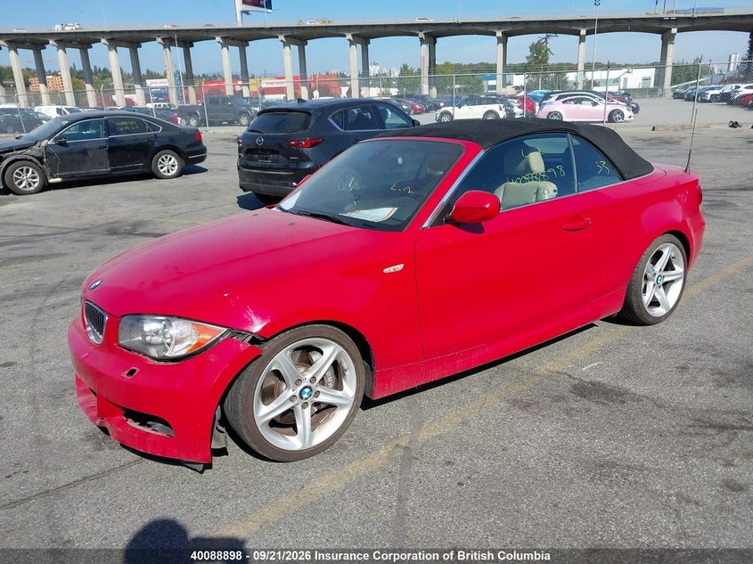 Vin: wbaun7c55bvm24263, lot: 30107970, bmw 135i 20112