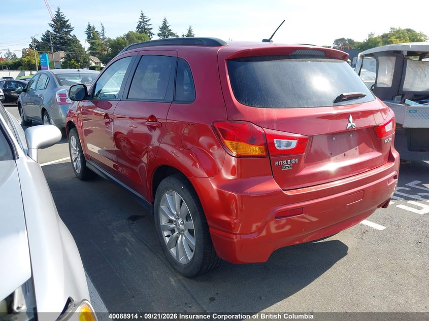 Vin: ja4aj4au2bz607231, lot: 30107987, mitsubishi rvr 20113