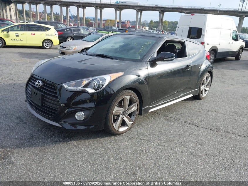 Vin: kmhtc6ae0du086194, lot: 30108269, hyundai veloster turbo 20132