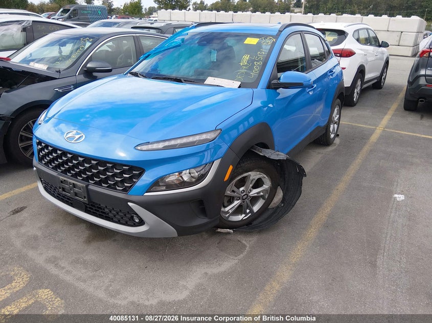 Vin: km8k6cab8nu796825, lot: 30108285, hyundai kona sel 20222