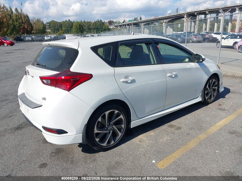 Vin: jtnkarje4hj524614, lot: 30108391, toyota corolla im 20174