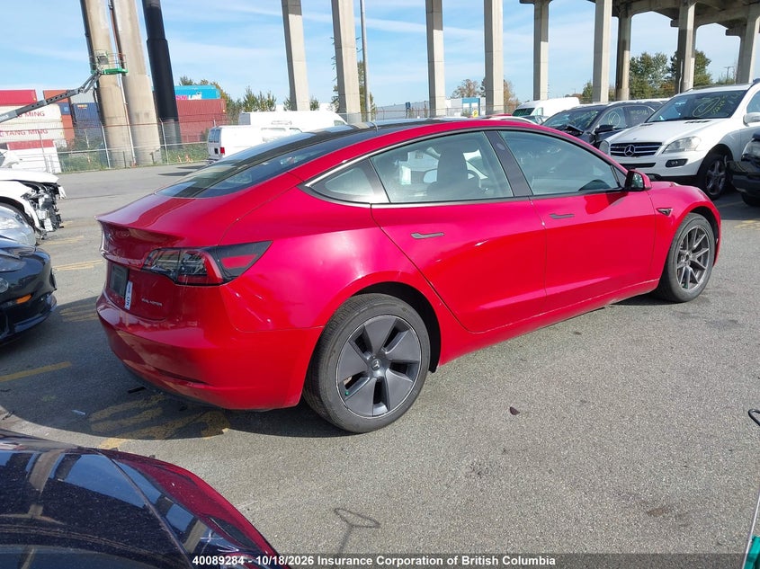 Vin: lrw3e1eb7pc851314, lot: 30108443, tesla model 3 20234
