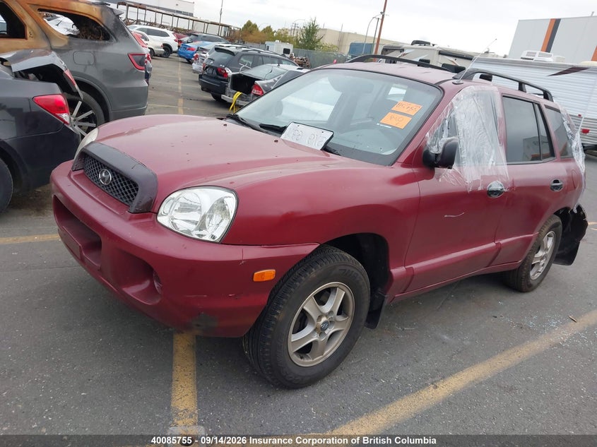 2002 Hyundai Santa Fe, Удар ззаду, IAAI, VIN KM8SB73D12U205912 — фото 2