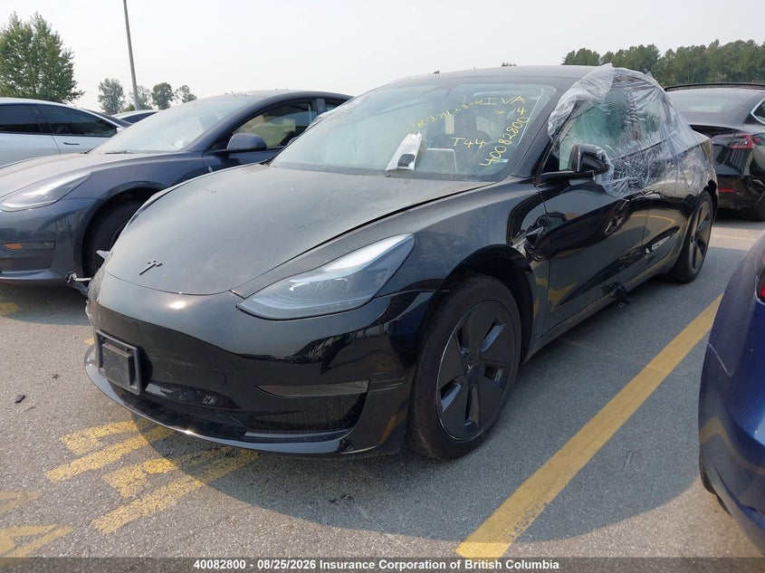 Vin: lrw3e1fa1pc920973, lot: 30108525, tesla model 3 20232