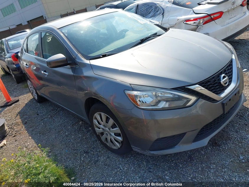 NISSAN SENTRA 2016, VIN 3N1AB7AP8GL646292