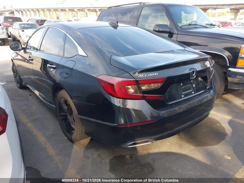 Vin: 1hgcv1f90ja803544, lot: 30108676, honda accord touring 20183