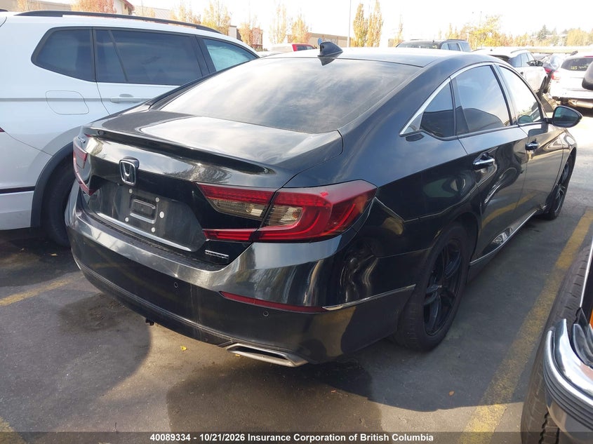 Vin: 1hgcv1f90ja803544, lot: 30108676, honda accord touring 20184