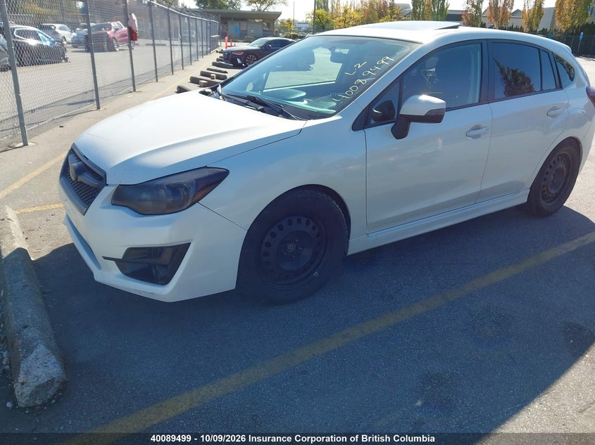 Vin: jf1gpas61f8234682, lot: 30108697, subaru impreza sport limited 20152