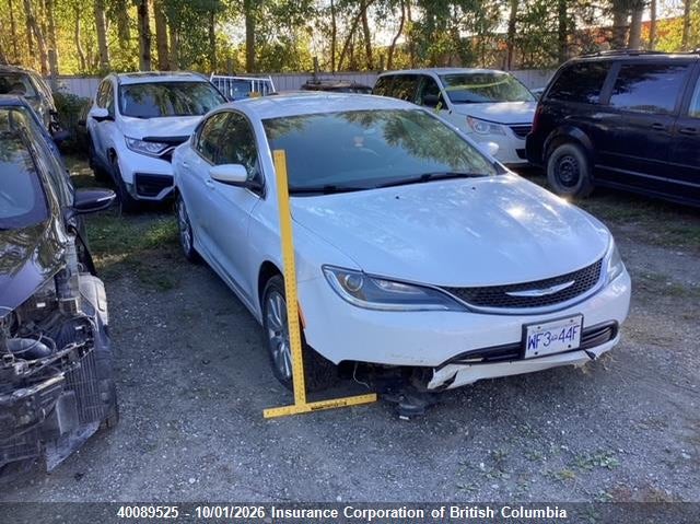 Vin: 1c3cccfb1gn197468, lot: 30108729, chrysler 200 20161